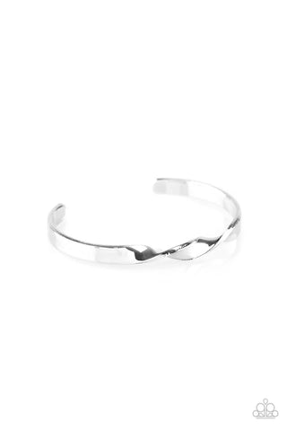 Traditional Twist - Silver Bracelet - Paparazzi Accessories (PZ-2699)