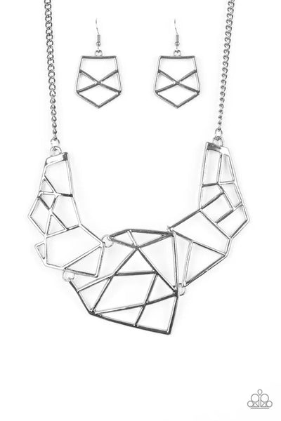 World Shattering - Black Paparazzi Necklace (PZ-5029)