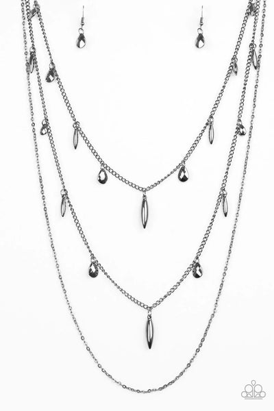 Bravo Bravado - Black Paparazzi Necklace (PZ-5316)