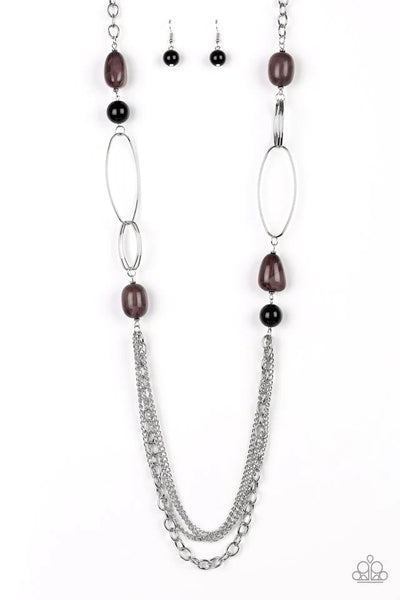 Pleasant Promenade - Black Paparazzi Necklace