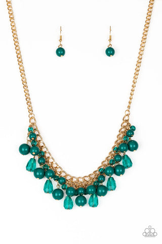 Tour de Trendsetter - Green Necklace - Paparazzi Accessories (PZ-5135)