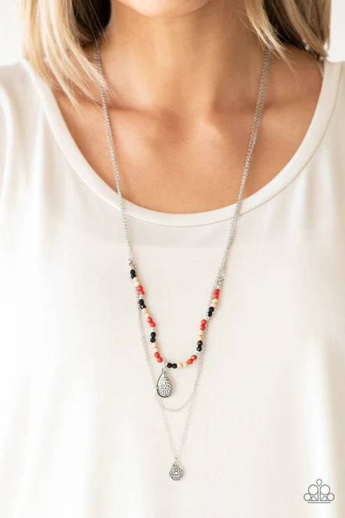 Mild Wild - Multi Paparazzi Necklace (PZ-3744)