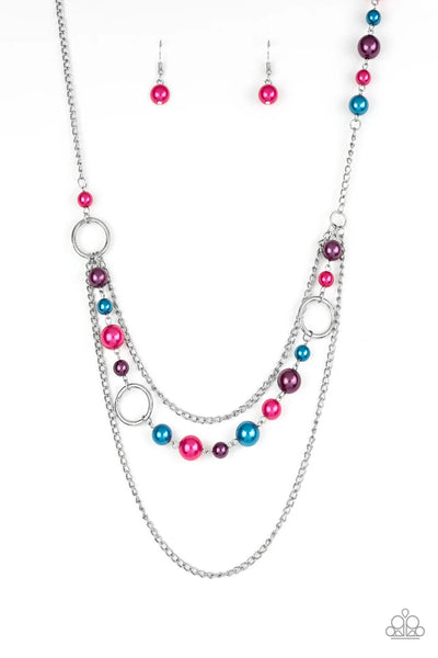 Party Dress Princess - Multi Paparazzi Necklace (PZ-4522)