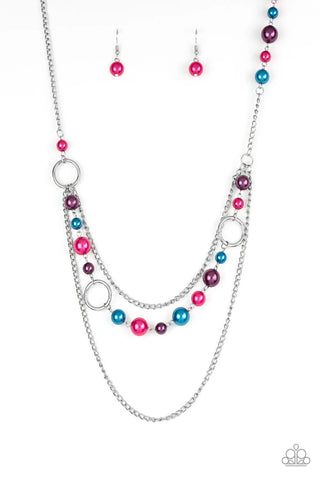 Party Dress Princess - Multi Paparazzi Necklace (PZ-4522)