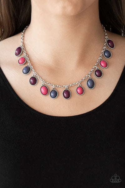 Make Some ROAM! - Multi Paparazzi Necklace (PZ-4953)