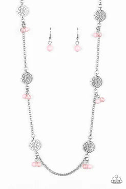 Color Boost - Pink Paparazzi Necklace (PZ-3303)