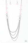 Vividly Vivid - Pink Paparazzi Necklace (PZ-649)