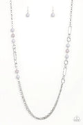 CACHE Me Out - Silver Paparazzi Necklace (PZ-2231)