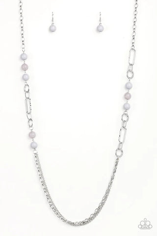 CACHE Me Out - Silver Paparazzi Necklace (PZ-2231)