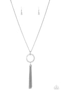 Straight To The Top - White Necklace - Paparazzi Accessories (PZ-115)