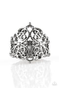 Victorian Valor - Black Paparazzi Ring (T24)