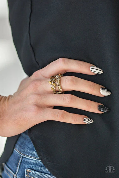 Cosmo Collection - Brass Paparazzi Ring