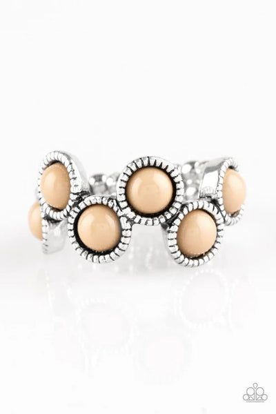 Foxy Fabulous - Brown Paparazzi Ring (T105)