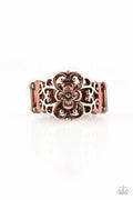 Fanciful Flower Gardens - Copper Paparazzi Ring