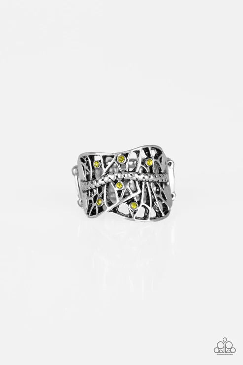 Stage Struck - Green Paparazzi Ring