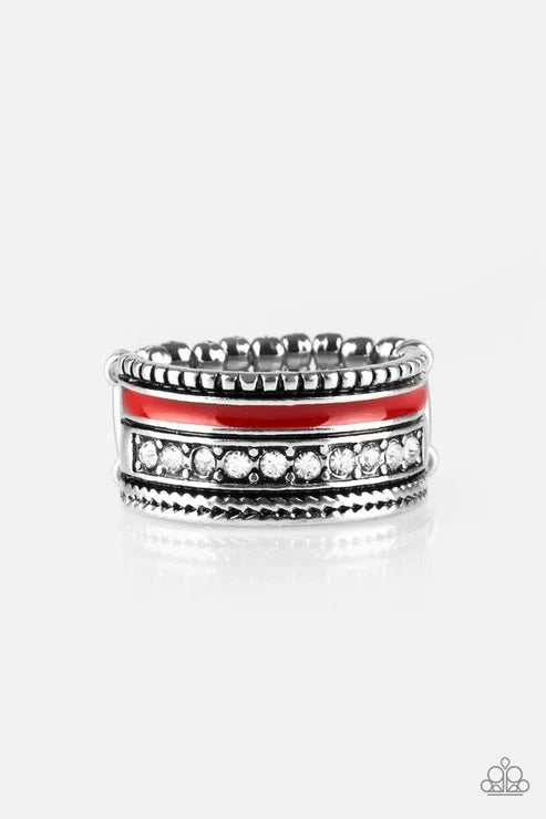 Rich Rogue - Red Paparazzi Ring