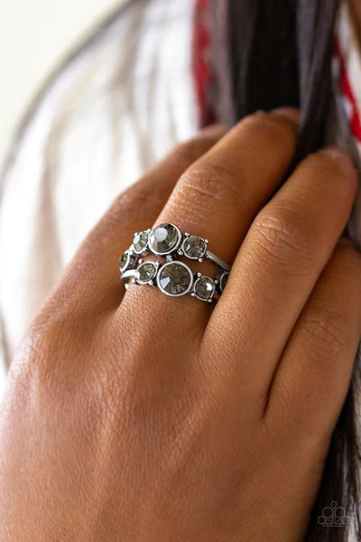 Interstellar Fashion - Silver Paparazzi Ring (T90)