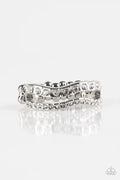 Elite Squad - White Paparazzi Ring (T67)