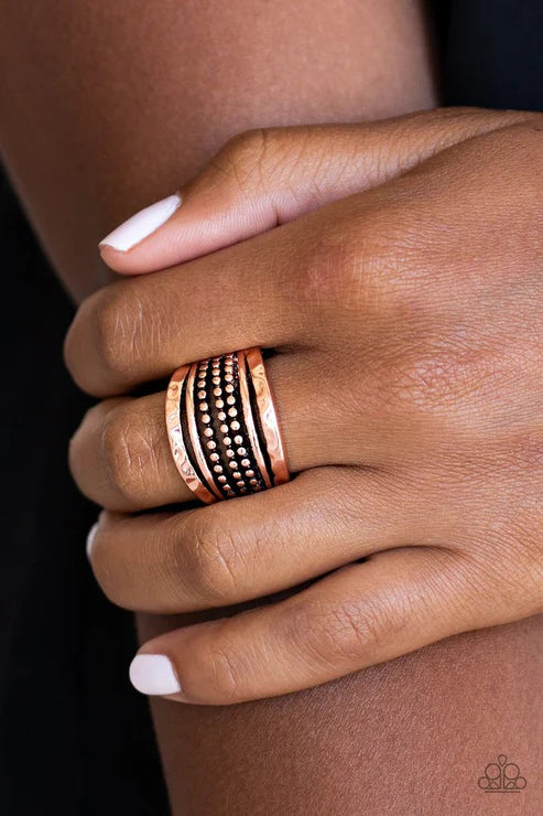 Trailblazin Trails - Copper Paparazzi Ring