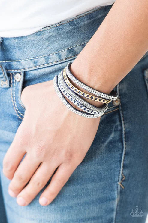 Fashion Fiend - Blue Paparazzi Bracelet (W109)
