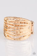 Give Me Space - Rose Gold Paparazzi Ring (T58)