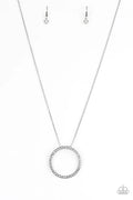 Center Of Attention - Black Paparazzi Necklace (PZ-145)