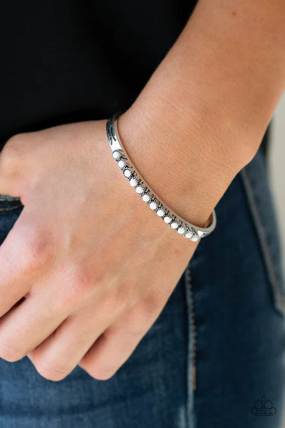 New Age Traveler - White Paparazzi Bracelet