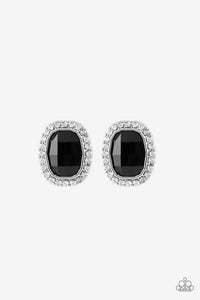 The Modern Monroe - Black Earrings - Paparazzi Accessories (PZ-1503)