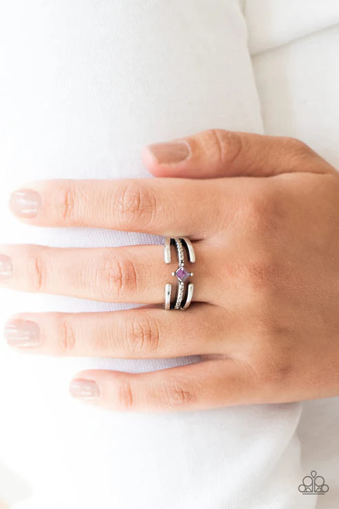 City Center - Purple Paparazzi Ring