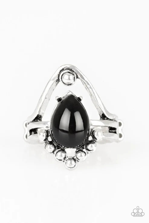 The Bold and The BEAD-iful - Black Paparazzi Ring