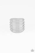 Hit Em Where It Hurts - Silver Ring - Paparazzi Accessories (T99)