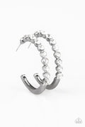 My Kind Of Shine - Black Paparazzi Earrings (PZ-340)