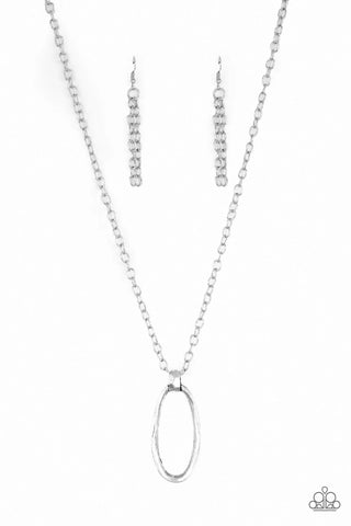 "Grit Girl" Silver Paparazzi Necklace (PZ-098)