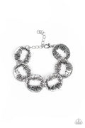Cut it Out - silver - Paparazzi bracelet (PZ-5602)