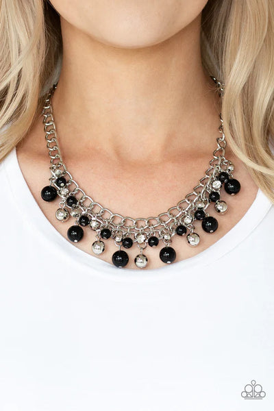 The Bride To BEAD - Black Paparazzi Necklace (PZ-5655)