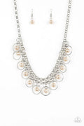 Party Time - Brown Paparazzi Necklace (PZ-5134)
