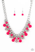 The Bride To BEAD - Pink Paparazzi Necklace (PZ-5345)