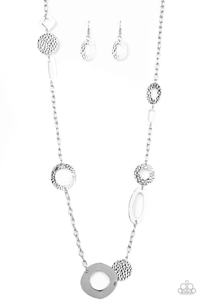 Metro Scene - Silver Necklace - Paparazzi Accessories (PZ-5333)