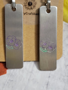 February Violet - Purple Country Craft Barn Earrings (213)