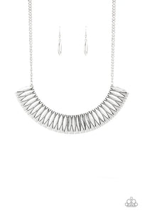 My Main MANE - Silver Paparazzi Necklace (PZ-201)