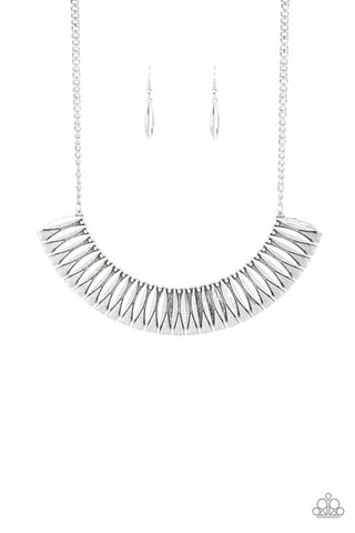 My Main MANE - Silver Paparazzi Necklace (PZ-201)