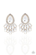A Breath of Fresh HEIR - Gold Paparazzi Earrings (PZ-1724)