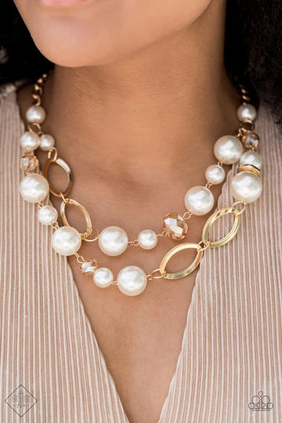 High Roller Status - Gold Paparazzi Necklace