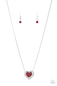 Game, Set, MATCHMAKER - Red Paparazzi Necklace (PZ-4384)