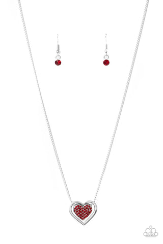 Game, Set, MATCHMAKER - Red Paparazzi Necklace (PZ-4384)