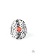 Mojave Rays - Red Paparazzi Ring