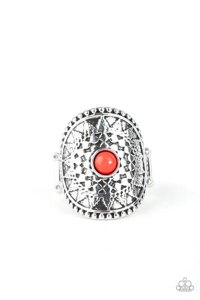 Mojave Rays - Red Paparazzi Ring (T107)