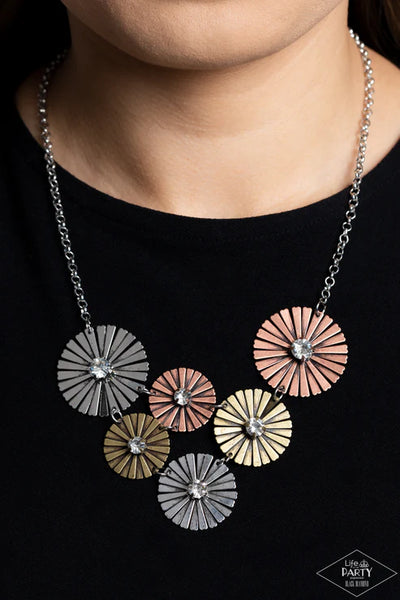 Flauntable Fanfare - Multi Paparazzi Necklace