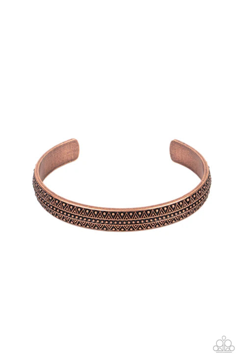 Peak Conditions - Copper Paparazzi Bracelet (PZ-3728)