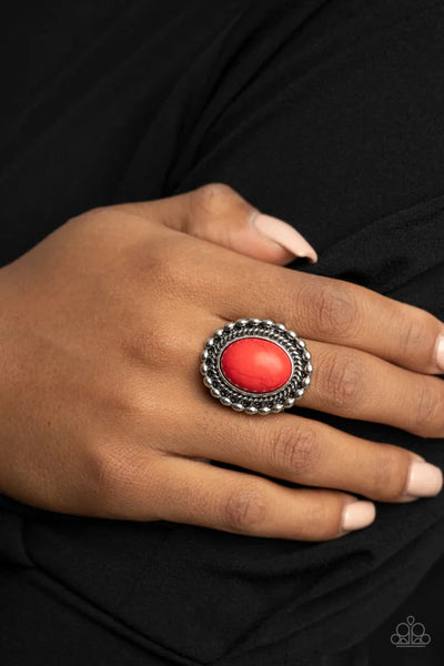 Sedona Soul - Red Paparazzi Ring (T100)